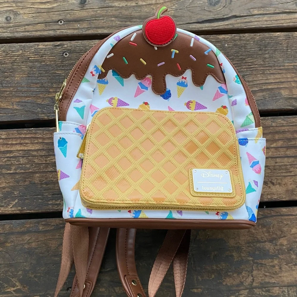 Loungefly disney princess ice cream back pack icecream